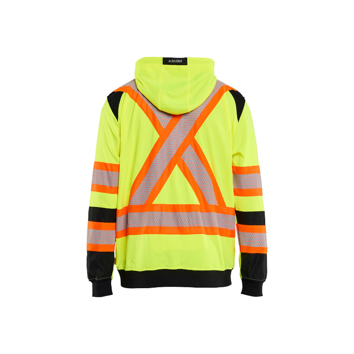 Blaklader® High Visibility  Zip Safety Sweatshirt - CSA Compliant - Yellow - 3448