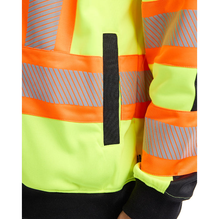 Blaklader® High Visibility  Zip Safety Sweatshirt - CSA Compliant - Yellow - 3448