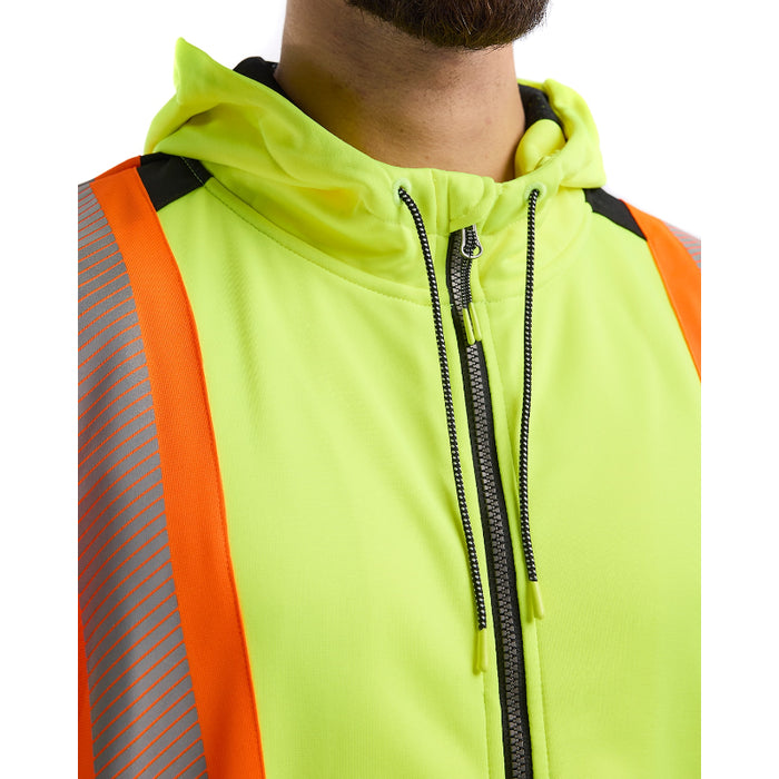 Blaklader® High Visibility  Zip Safety Sweatshirt - CSA Compliant - Yellow - 3448