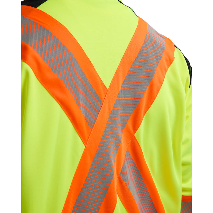 Blaklader® High Visibility  Zip Safety Sweatshirt - CSA Compliant - Yellow - 3448