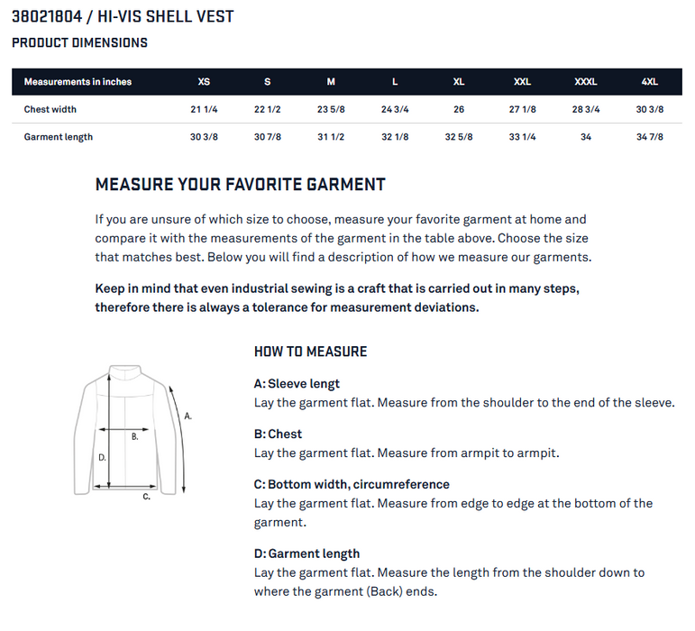 Blaklader® High Visibility Shell Safety Vest - Yellow Lime - 3802