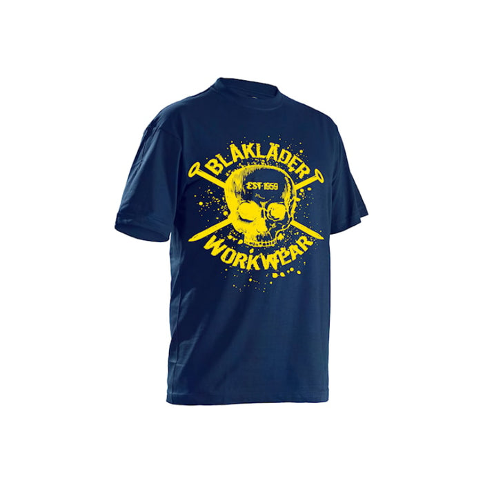 Blaklader® Navy Skull Work T-shirt - 9024