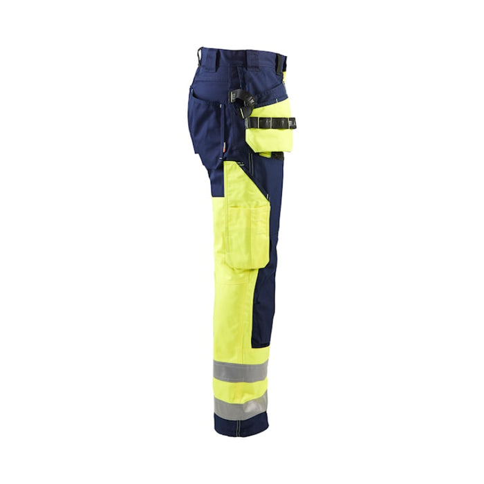 Blaklader® Women's High Visibility Work Pants - Yellow - 7160