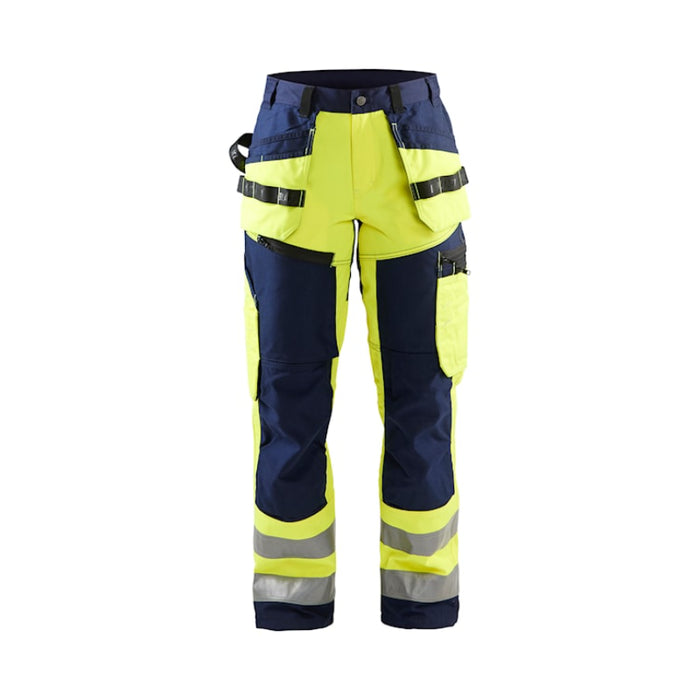 Blaklader® Women's High Visibility Work Pants - Yellow - 7160