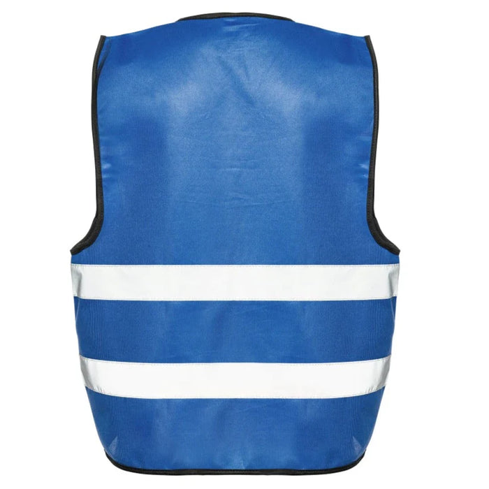 Two Band Reflective Solid Safety Vest - 103 Series - Royal Blue