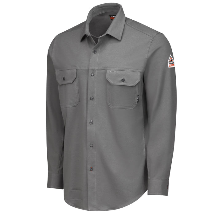 Bulwark® FR Flex Knit Button Down Work Shirt - STG4