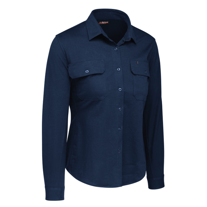 Bulwark® FR Women's Flex Knit Button Down Work Shirt - STG5