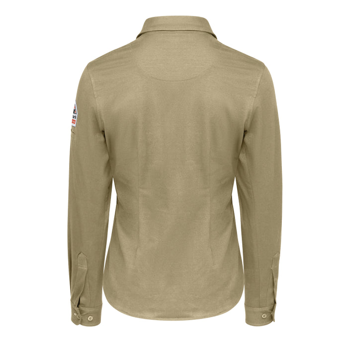 Bulwark® FR Women's Flex Knit Button Down Work Shirt - STG5