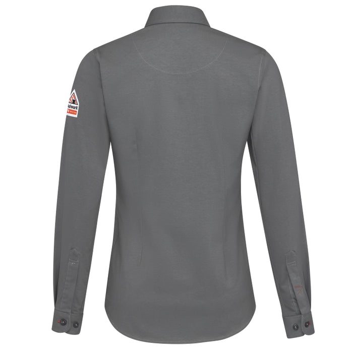 Bulwark® FR Women's Flex Knit Button Down Work Shirt - STG5