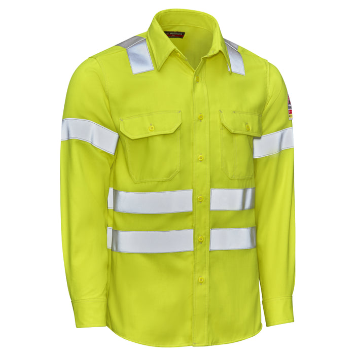 Bulwark® Men's FR Hi-Visibility Work Shirt - S1W2