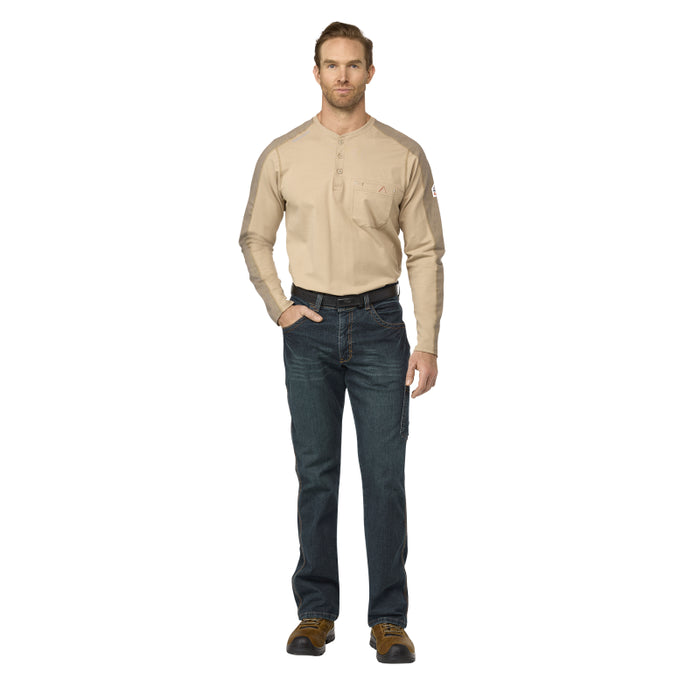 Bulwark® Men's FR Stretch Denim Dungaree Jean - PSJ6SD