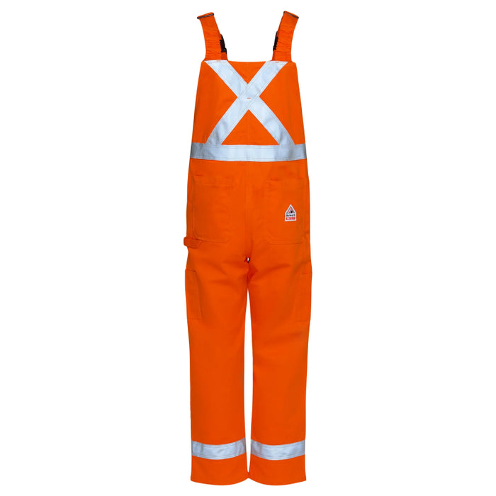 Bulwark® Men's Unlined X-Back Hi Vis FR Bib Overall - CAT 2 - BLFX