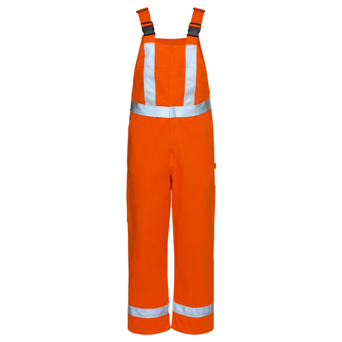 Bulwark® Men's Unlined X-Back Hi Vis FR Bib Overall - CAT 2 - BLFX