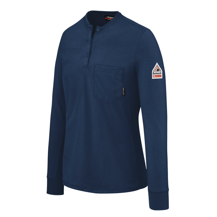 Bulwark® Women's Lightweight FR Henley Shirt - SEL3