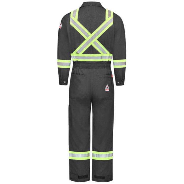 Bulwark® iQ Series® Men's Mobility FR Coverall with Reflective Trim - QC6X