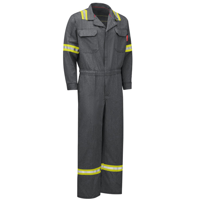 Bulwark® iQ Series Men's FR Enhanced Visibility Mobility Coverall - QC20EV