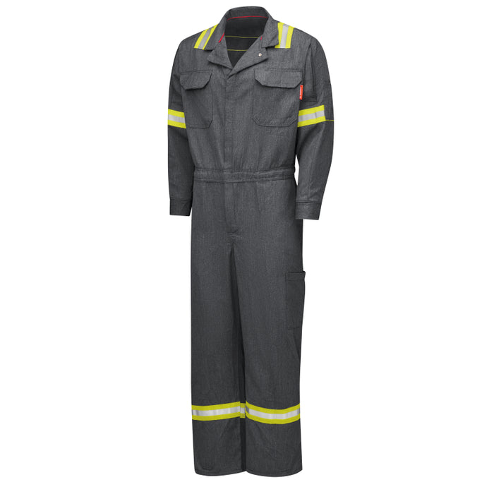 Bulwark® iQ Series Men's FR Enhanced Visibility Mobility Coverall - QC20EV