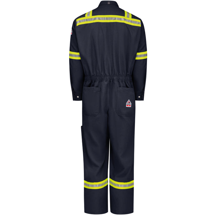 Bulwark® iQ Series Men's FR Enhanced Visibility Mobility Coverall - QC20EV