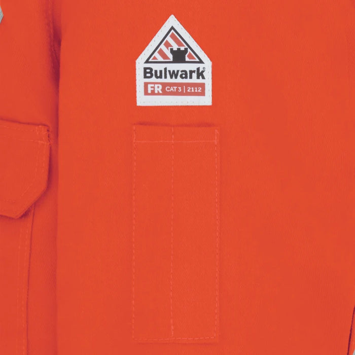 Bulwark® Men's Hi Vis FR Insulated Deluxe Parka Jacket CAT 3 - JLPS