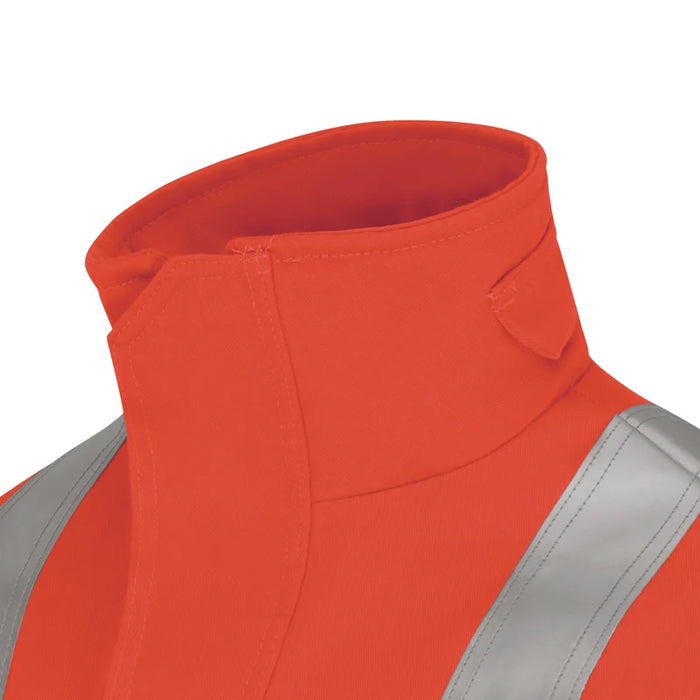 Bulwark® Men's Hi Vis FR Insulated Deluxe Parka Jacket CAT 3 - JLPS