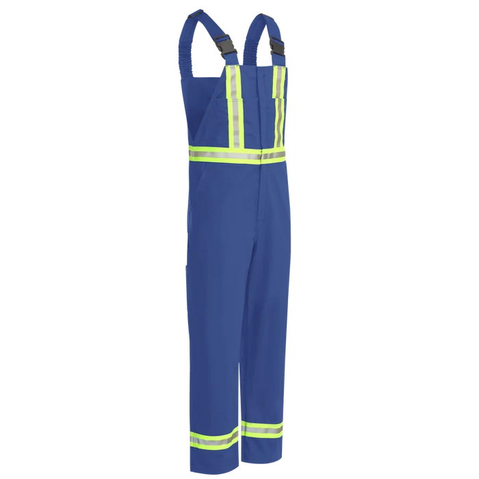 Bulwark® Men's Unlined Hi Vis FR Bib Overall with Reflective Trim CAT 2 - BLFC
