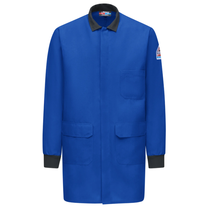 Bulwark® Men's FR/CP Lab Coat - Blue - KNR6