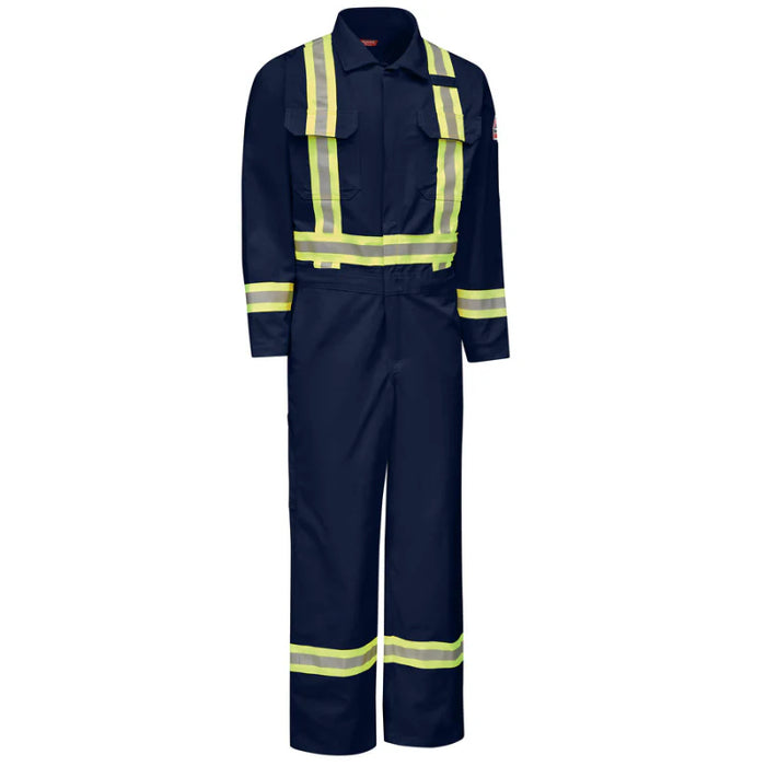 Bulwark® Men's Midweight FR Premium Coverall with Reflective Trim - CLBC