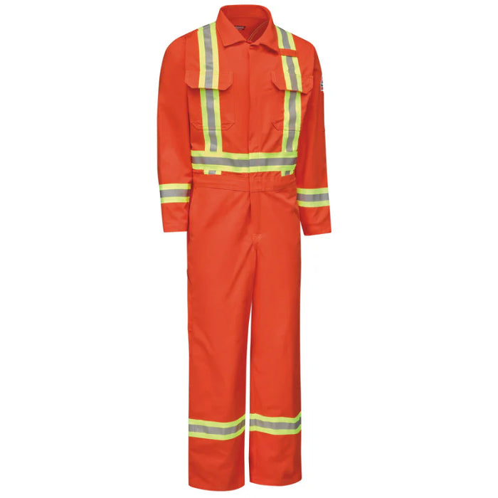 Bulwark® Men's Midweight FR Premium Coverall with Reflective Trim - CLBC