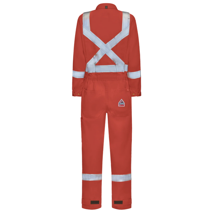 Bulwark® iQ Series Women's Mobility Coveralls With Reflective Striping - Orange - QC5X