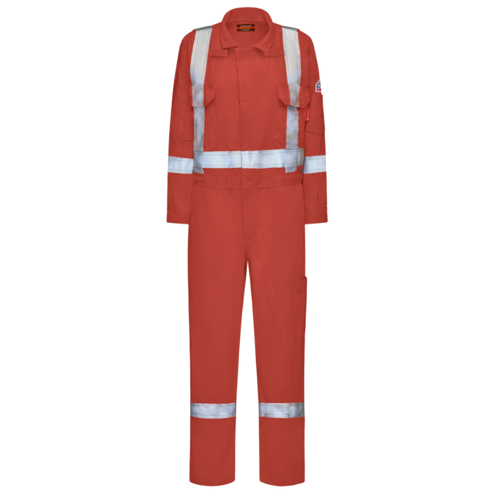 Bulwark® iQ Series Women's Mobility Coveralls With Reflective Striping - Orange - QC5X