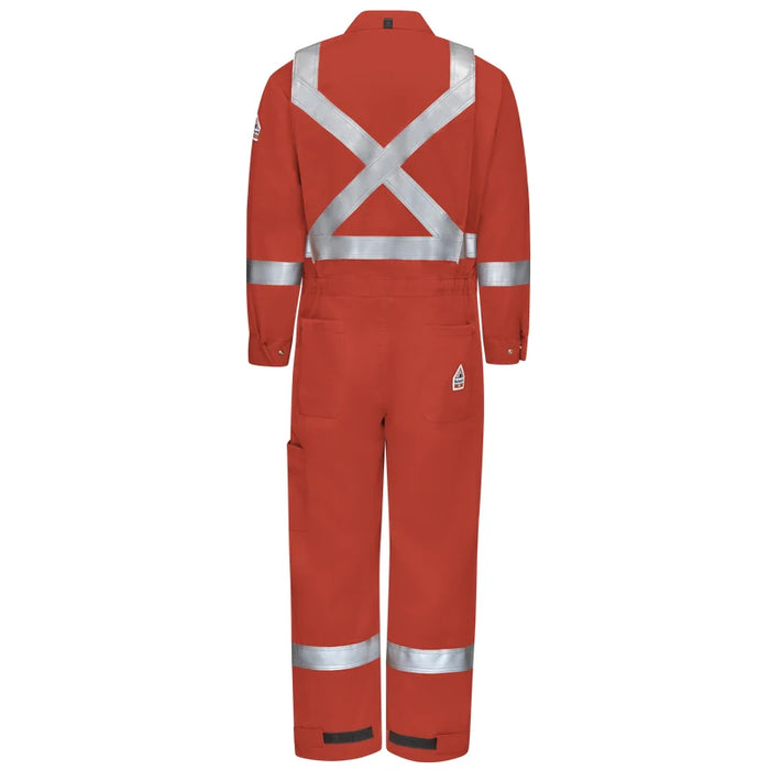 Bulwark® iQ Series® Hi Vis FR Men's Mobility Coverall CAT 2 - QC4X