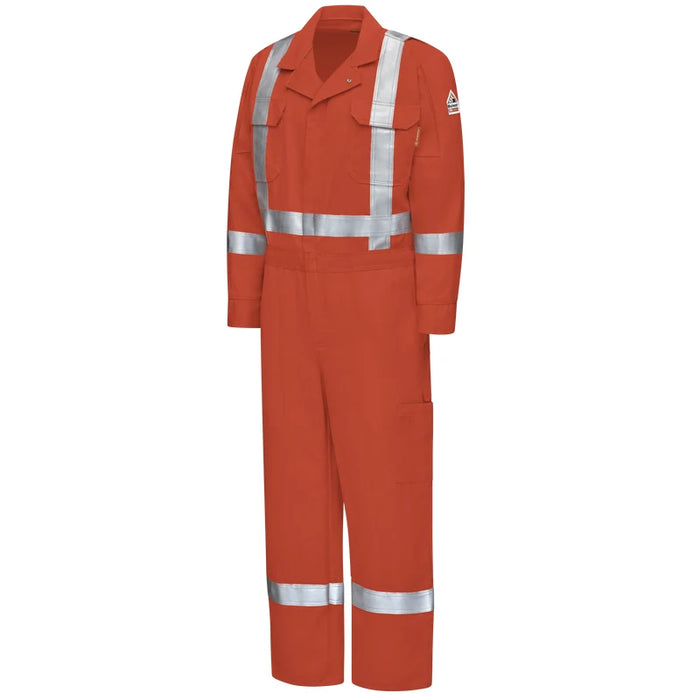 Bulwark® iQ Series® Hi Vis FR Men's Mobility Coverall CAT 2 - QC4X
