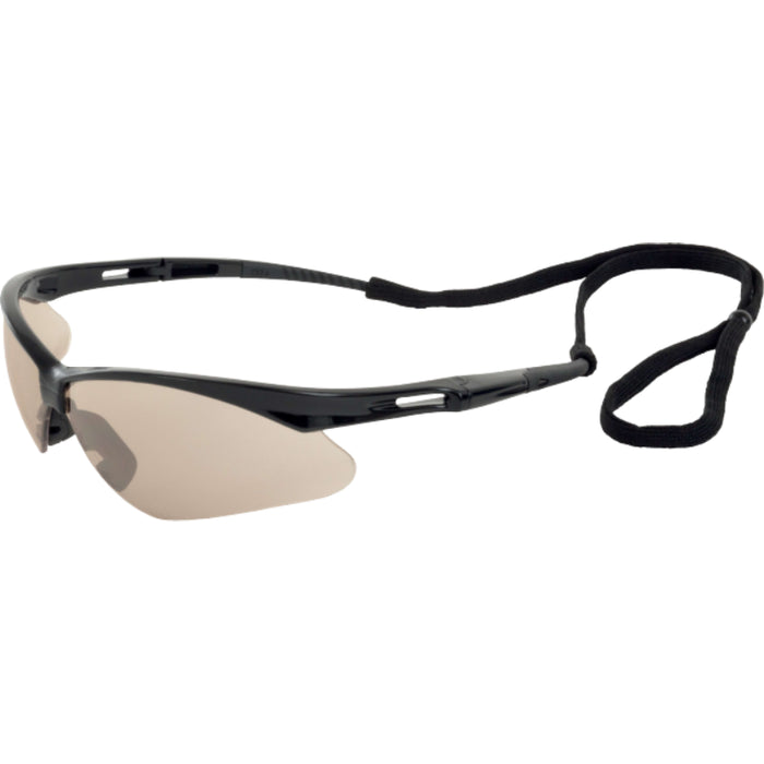 Delta Plus® Octane Ind/Out Mirror Lens Wraparound Safety Glasses - Black Temples - WEL15330BKMR