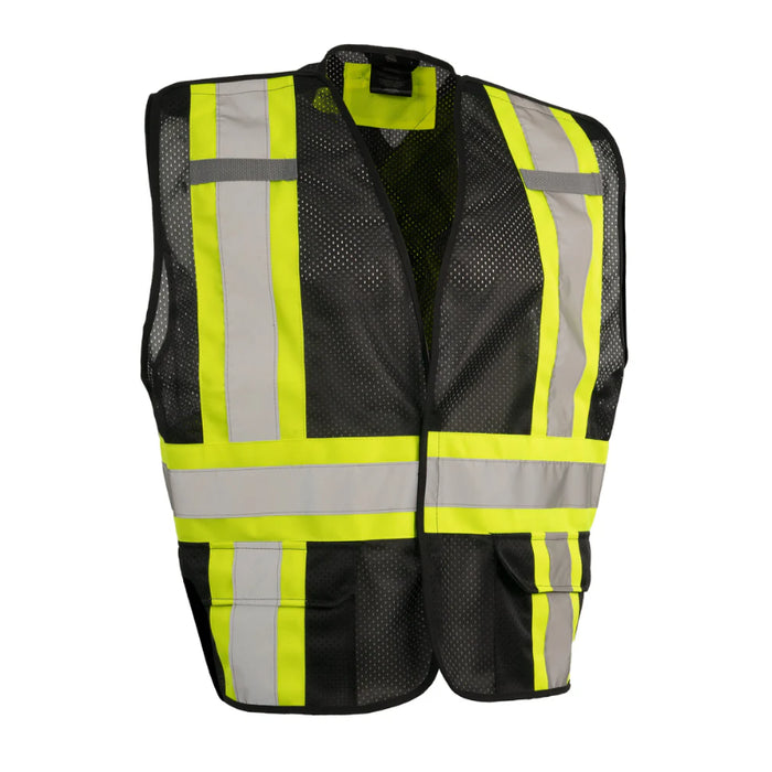 Forcefield® Hi Vis 5-Point Tear-Away Mesh Traffic Safety Vest - TV9