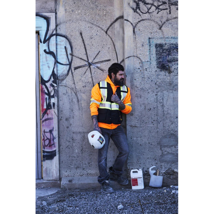 Forcefield® Fire Resistant (FR) Cotton Duck Hi Vis Safety Vest - TVFR158