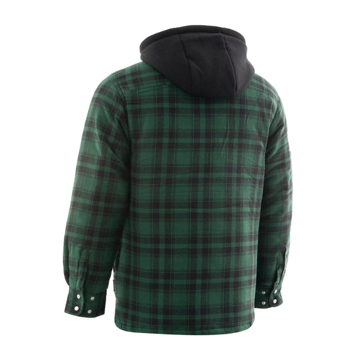Forcefield® Green Plaid Plaid Quilt-Lined Flannel Shirt Jacket - LC696QH-GR