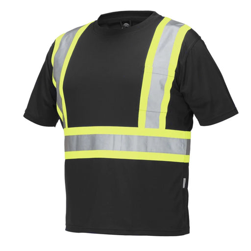 Forcefield® Hi Vis Crew Neck Short Sleeve Safety Tee Shirt with Chest Pocket - CBECSA
