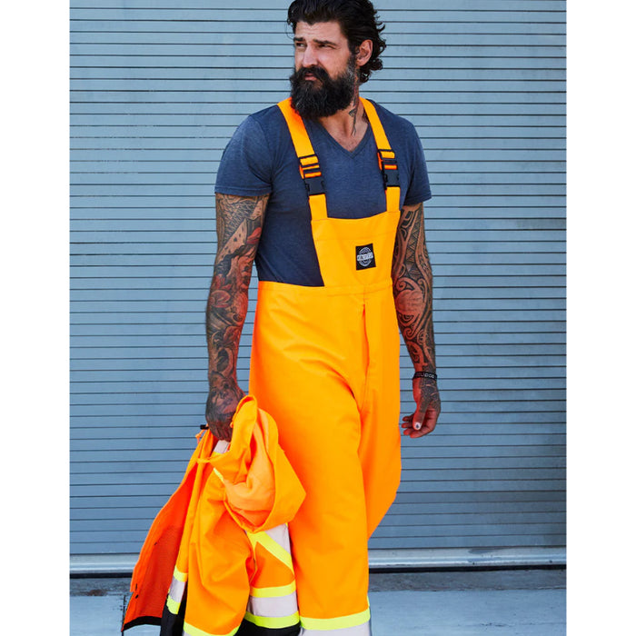 Forcefield® Hi Vis Safety Rain Overall - HVRBP