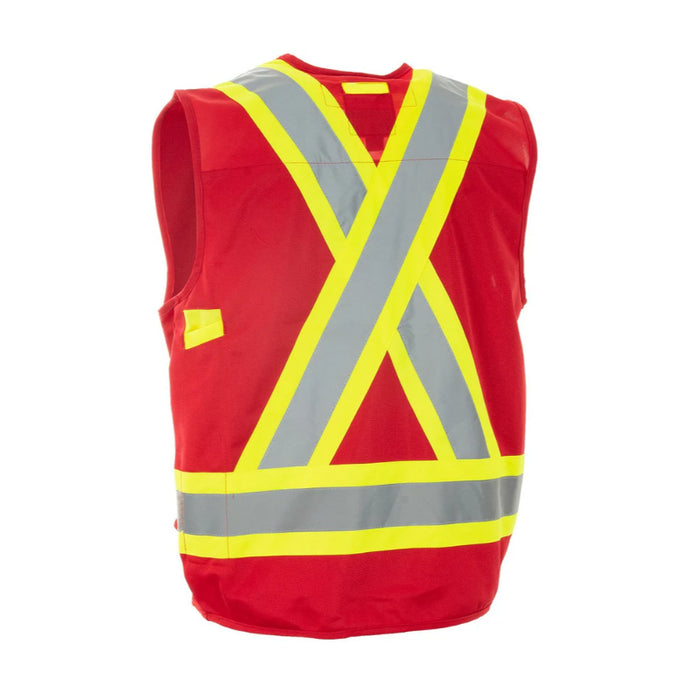 Forcefield® Hi Vis Safety Surveyor's Vest - TVSURV168