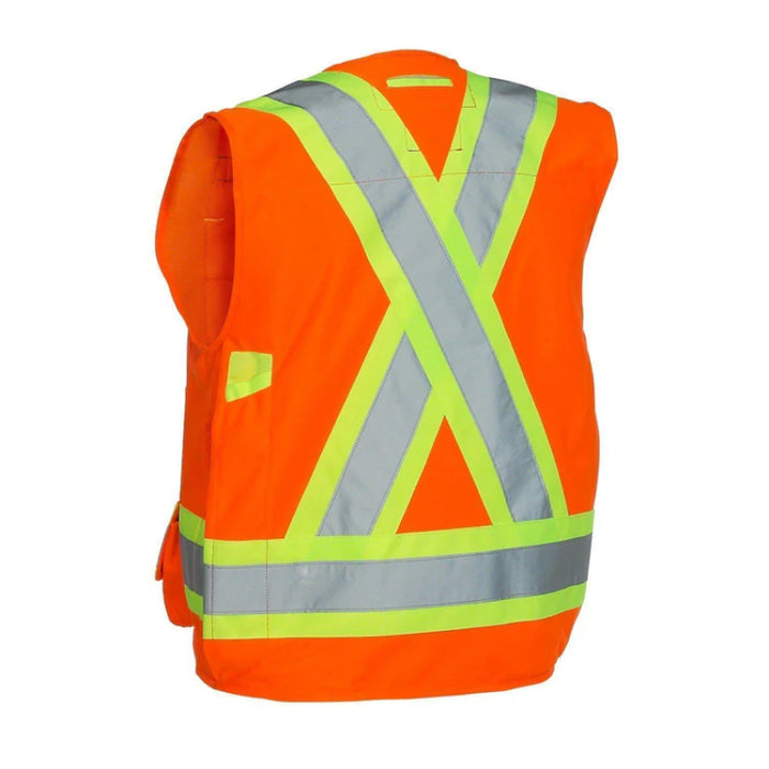 Forcefield® Hi Vis Safety Surveyor's Vest - TVSURV168