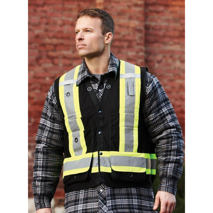 Forcefield® Hi Vis Safety Surveyor's Vest - TVSURV168