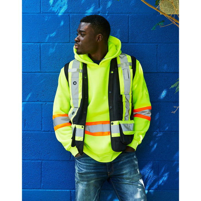 Forcefield® Hi Vis Safety Surveyor's Vest - TVSURV168