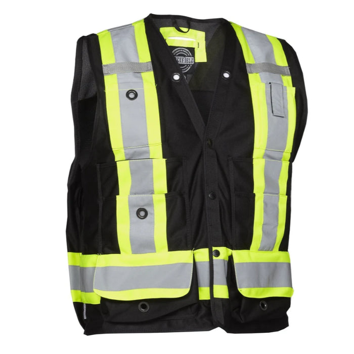 Forcefield® Hi Vis Safety Surveyor's Vest - TVSURV168
