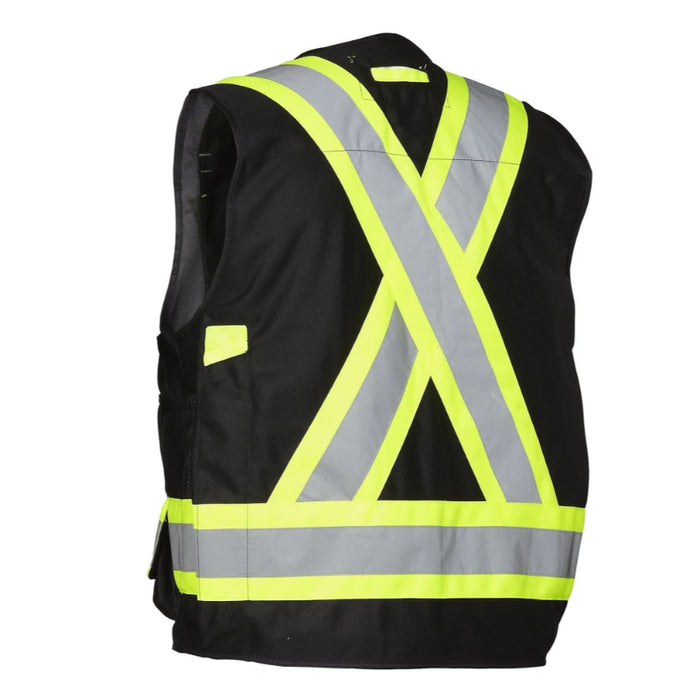 Forcefield® Hi Vis Safety Surveyor's Vest - TVSURV168