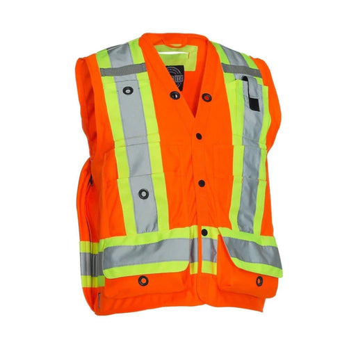 Forcefield® Hi Vis Safety Surveyor's Vest - TVSURV168
