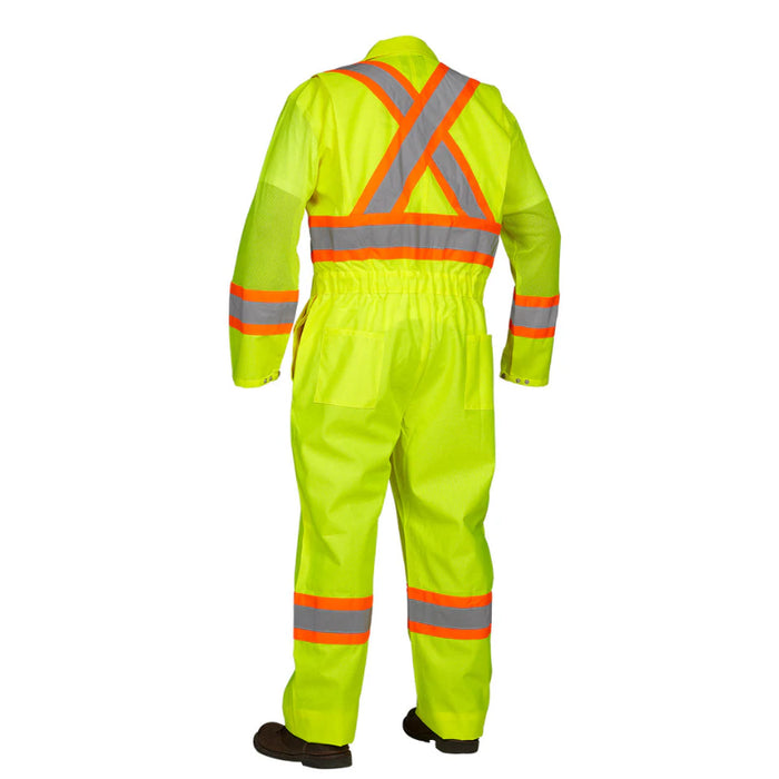 Forcefield® Hi Vis Unlined Safety Flagger's Coverall - 771