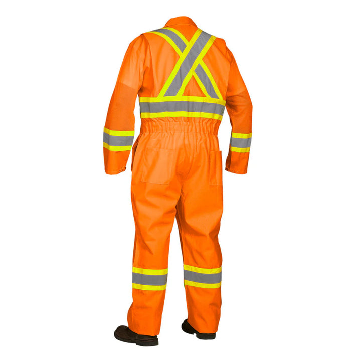 Forcefield® Hi Vis Unlined Safety Flagger's Coverall - 771