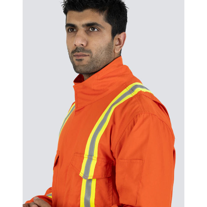 Forcefield® Inherent Flame-Resistant 6oz Safety Coverall - FRICOR-YSY