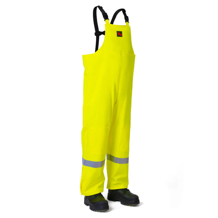 Forcefield® Lightweight Fire Resistant (FR) Hi Vis Safety Rain Overalls - 6050