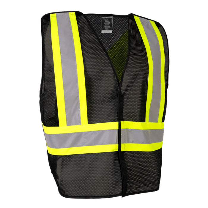 Forcefield® Hi Vis Lightweight Polyester Mesh Safety Vest with 5-Point Tear-Away - TV7